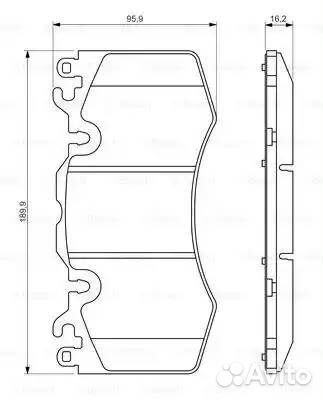 Колодки тормозные land rover discovery/range rover
