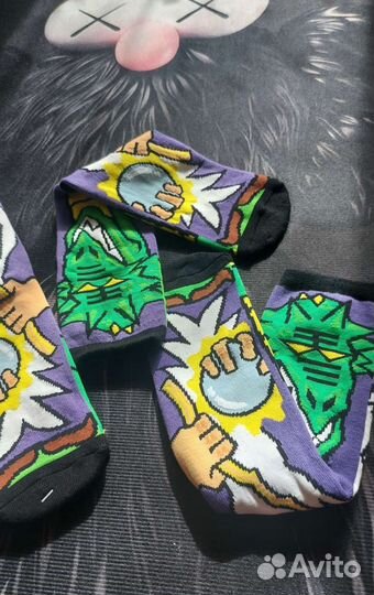 Высокие носки с принтом Мага & Дракона