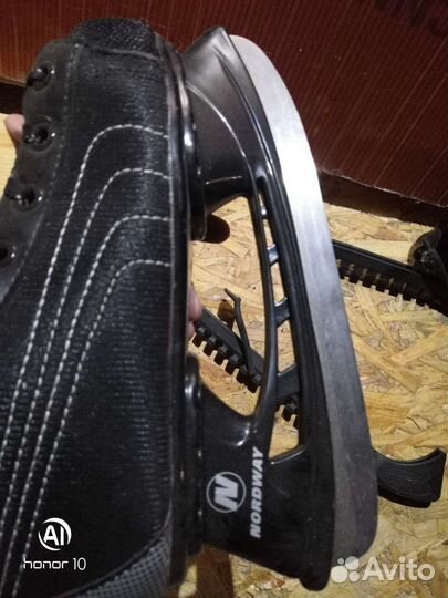 Коньки хоккейные nordway 37 размер