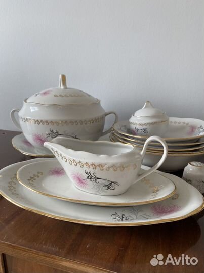 Столовый сервиз. Рижский фарфор RPR