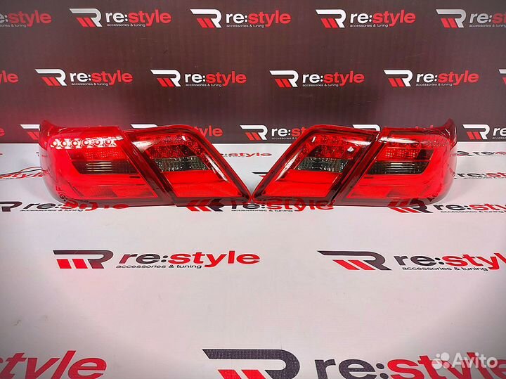 Стопы Toyota Camry 40 06-11г Красно-Черные