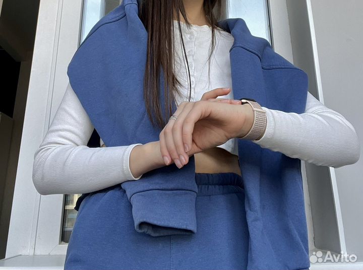 Спортивный костюм женский теплый 44