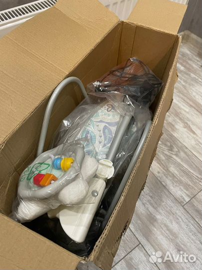 Детские качели шезлонг