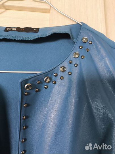 Кожаный сарафан женский