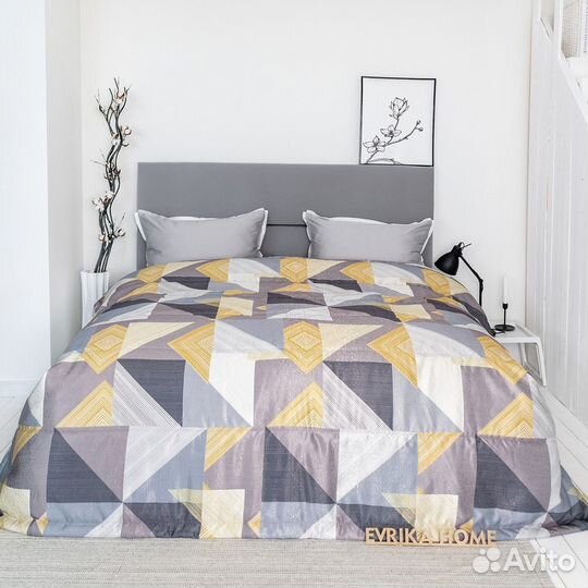 Покрывало пабло охра новое плед на кровать