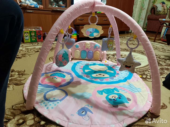 Детский развивающий коврик музыкальный