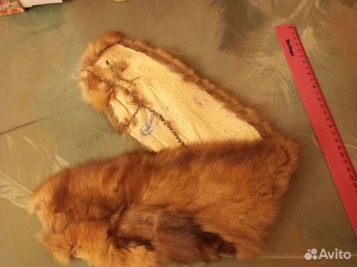 Воротники из норки и соболя