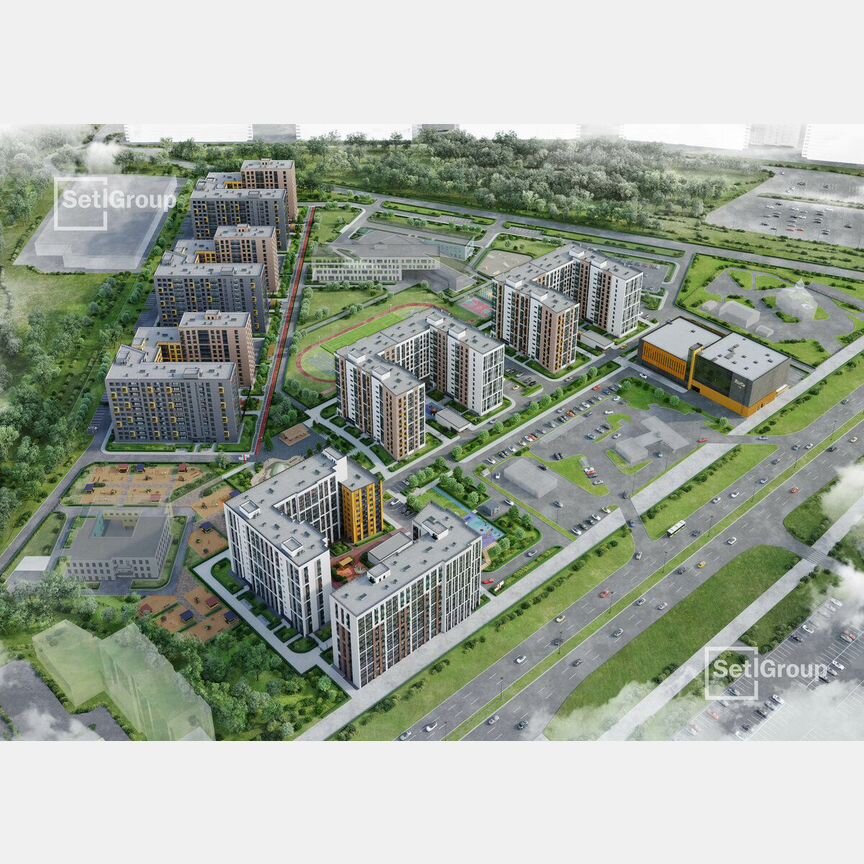 1-к. квартира, 37,4 м², 1/12 эт.