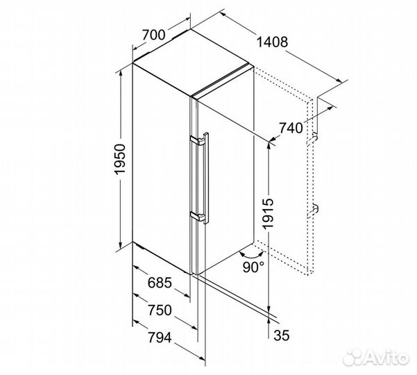 Морозильная камера Liebherr GN 5235 Новый