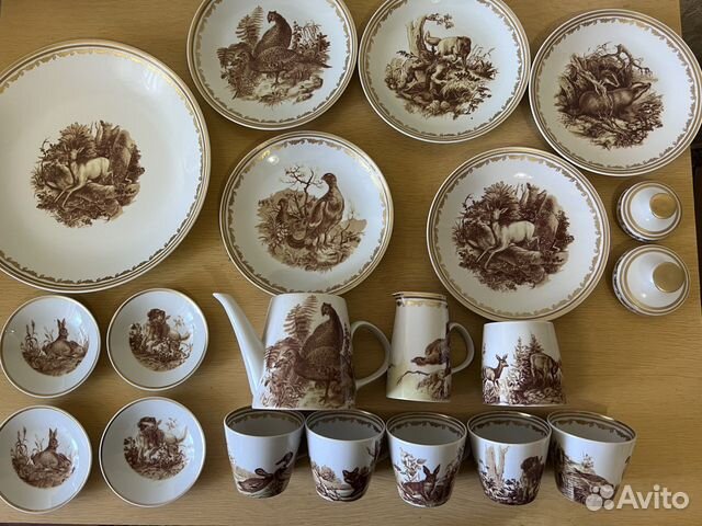 Fine china lichte сервиз гдр охота