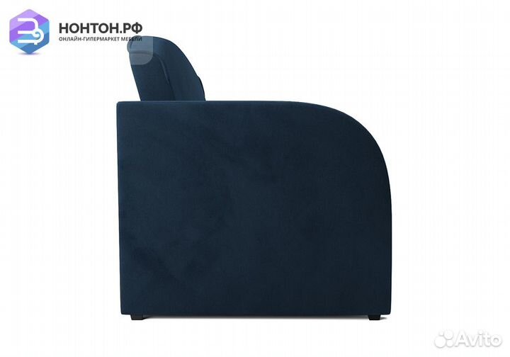 Кресло выкатное Малютка велюр темно-синий