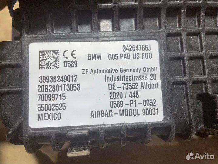 Подушка в торпедо пассажира BMW бмв G05 G06 Г05