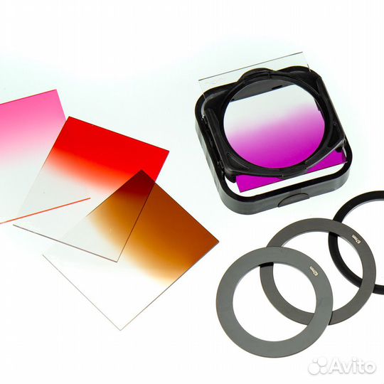 Светофильтр Zomei квадратный градиентный синий