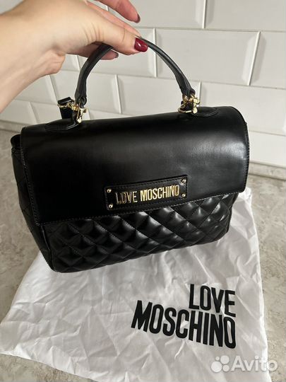 Сумка Love moschino crossbody черная