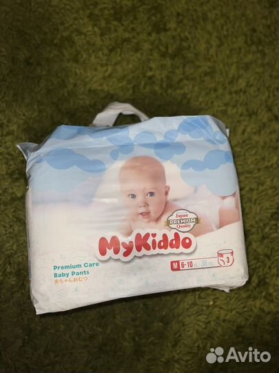 Подгузники-трусики MyKiddo premium M новые