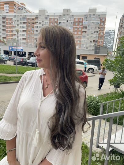 Афронаращивание волос на косички