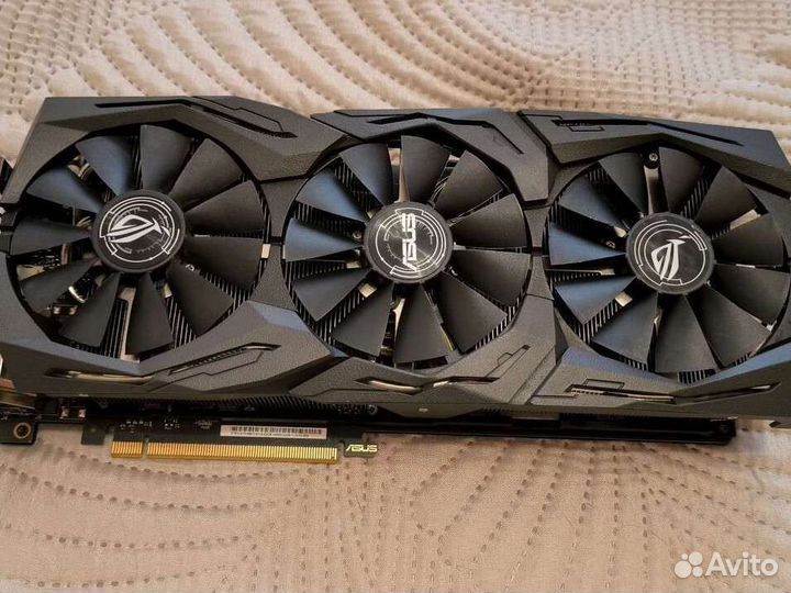 Видеокарта asus rog strix 1080 ti 11Gb