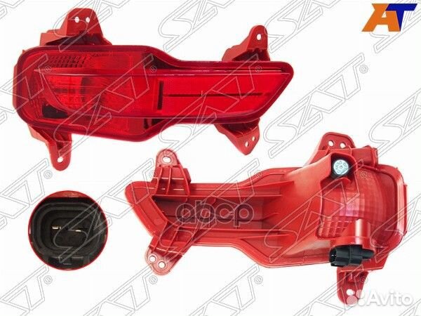 Фонарь в задний бампер KIA RIO X-line 17-21 LH