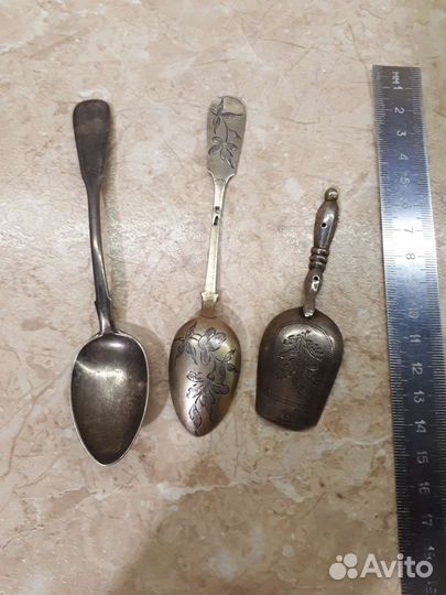 Столовое серебро 84 пробы