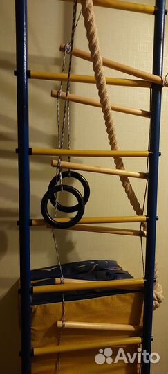 Детская шведская стенка с турником бу