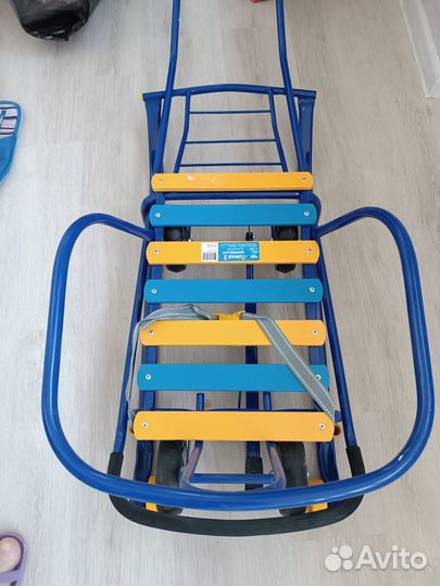 Детские санки с колесами