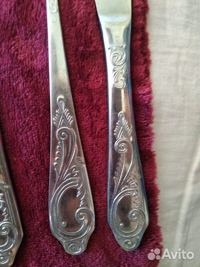 Комплект нож, вилка, 12 ком. СССР