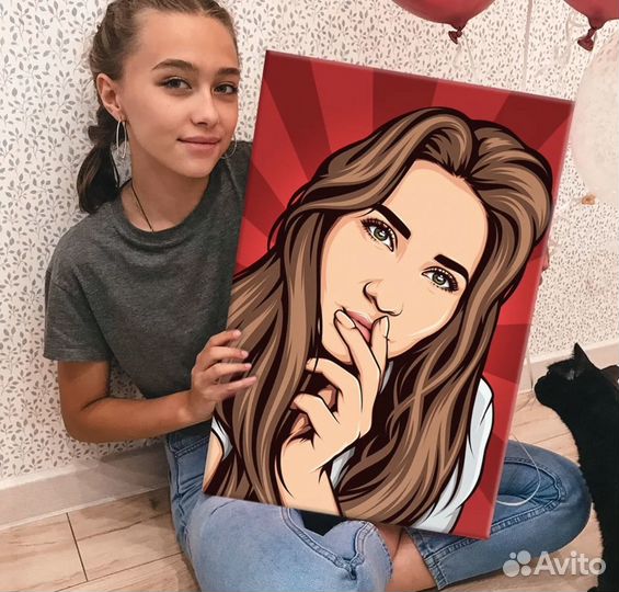 Портрет на холсте (индивидуально)