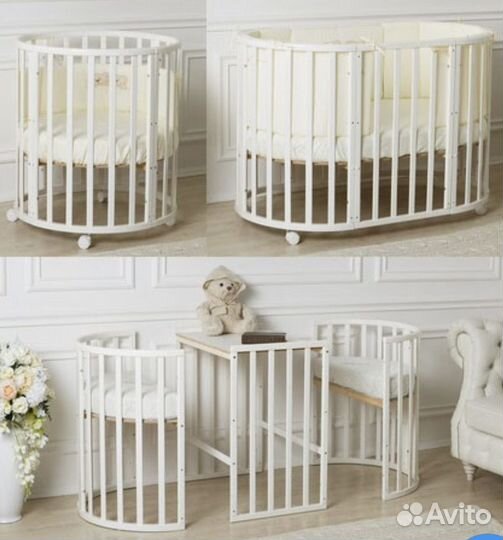Детская кроватка круглая