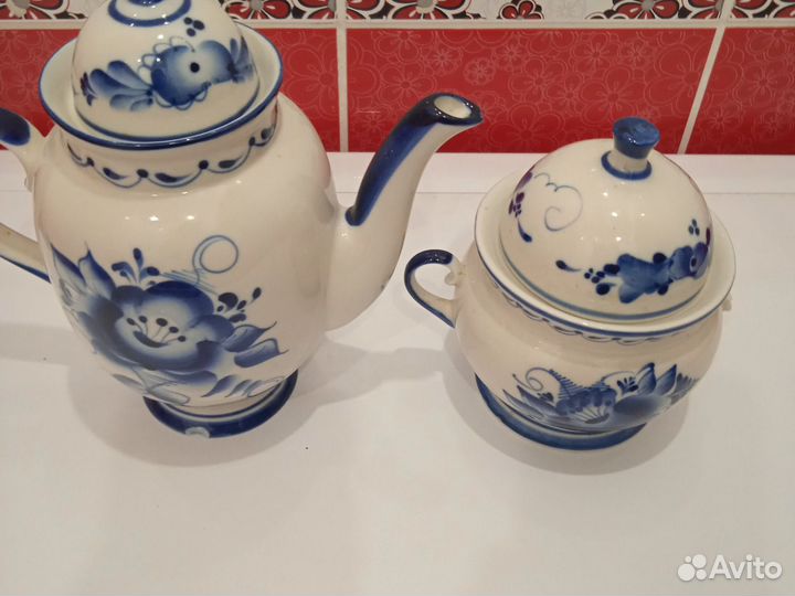 Посуда гжель