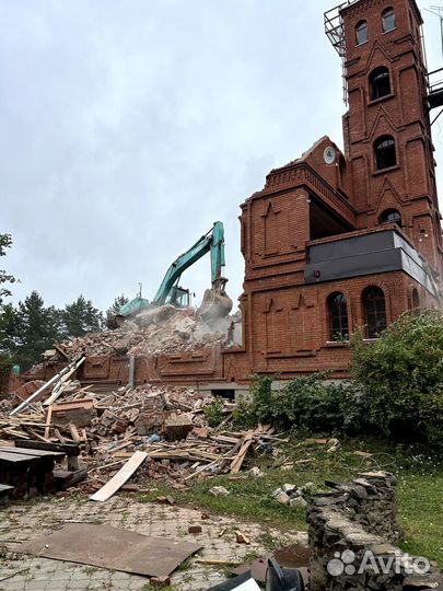 Снос домов, демонтаж зданий