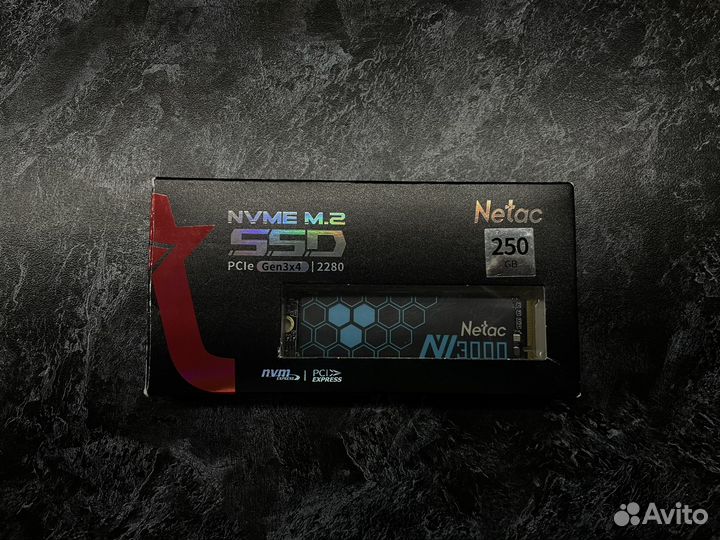 SSD NVMe M2 Netac NV3000 250Gb