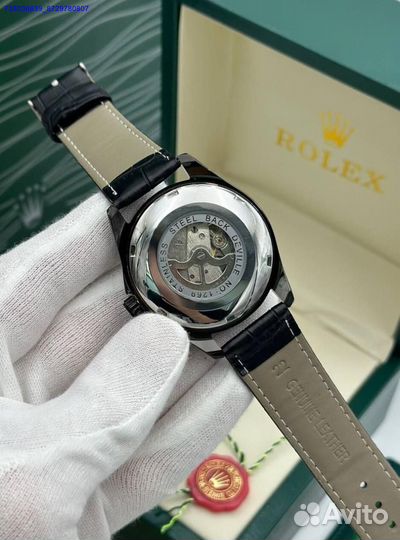 Часы Rolex мужские кожаные (Арт.81581)