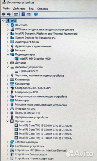 Panasonic CF 53 MK3. 2860 часов