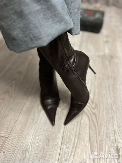 Сапоги женские натуральная кожа 38