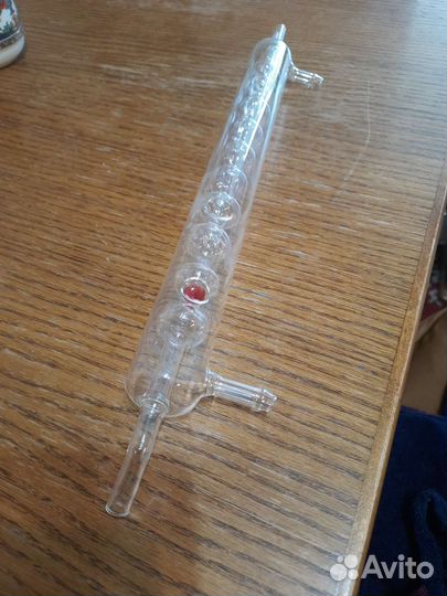 Охладитель дистилятор змеевик стеклянный