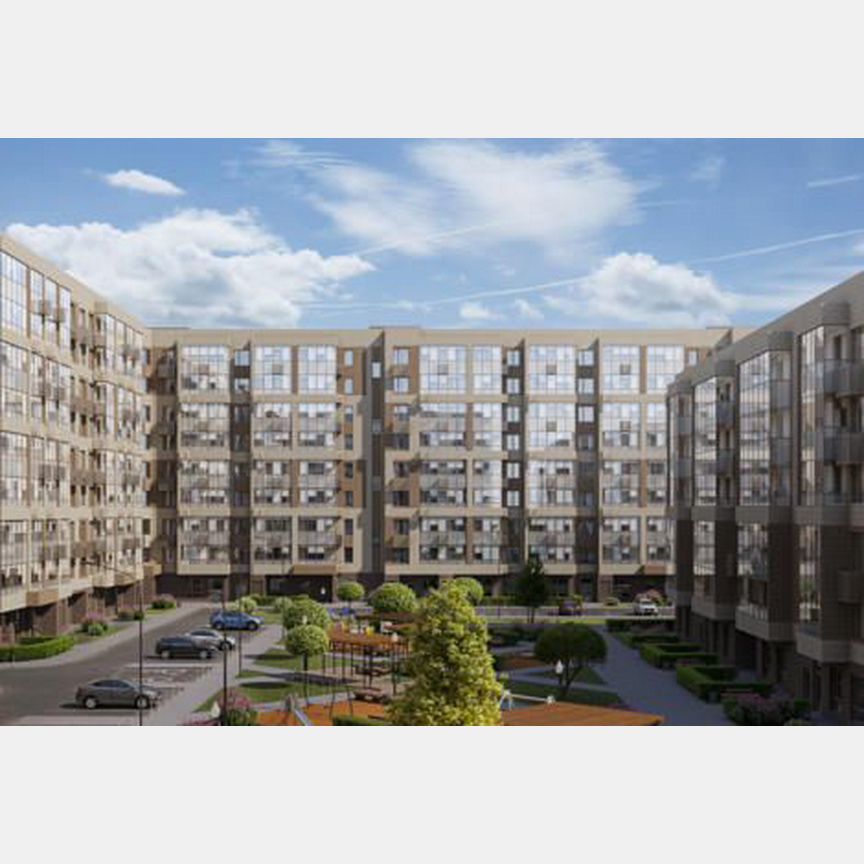 1-к. квартира, 45,6 м², 6/9 эт.