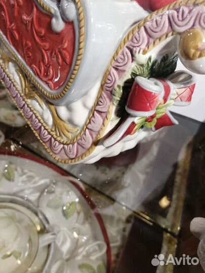 Чайник коллекционный Рождественские сани