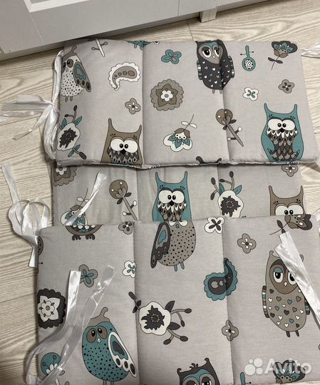 Бортики в детскую кроватку бу