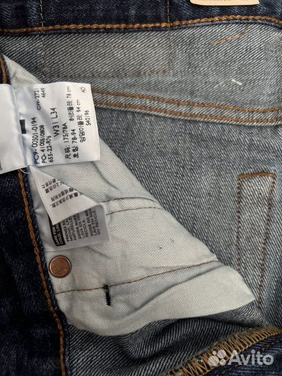 Levis 501 Original Dark Stonewash W 31 L 34