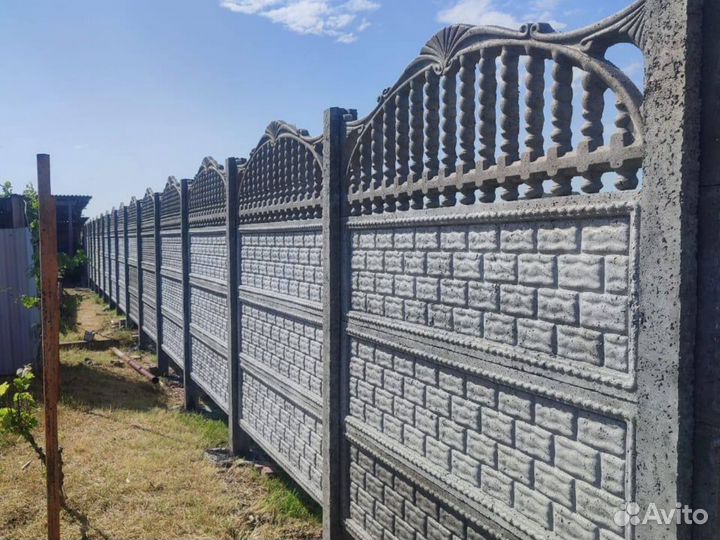 Еврозабор из бетона