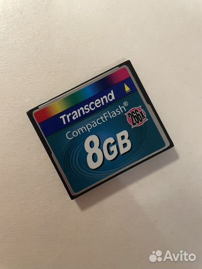Карта памяти transcend compact flash 8gb