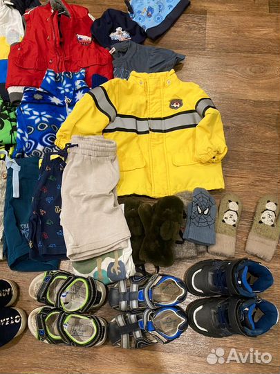 Пакет одежды на мальчика 80-92