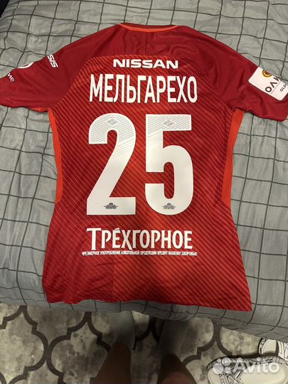 Футболка спортак мельгарехо 25 номер размер s