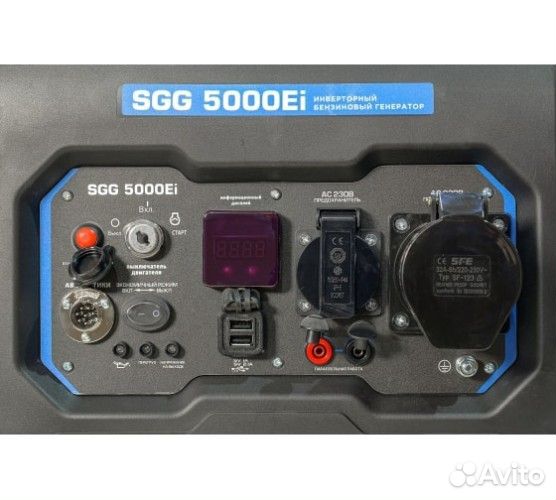 Генератор бензиновый тсс SGG 5000 Ei инверторный 060040