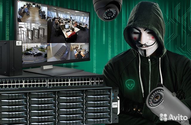 Монтаж видеонаблюдения