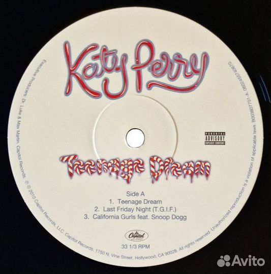 Винил Katy Perry – Teenage Dream (2LP)