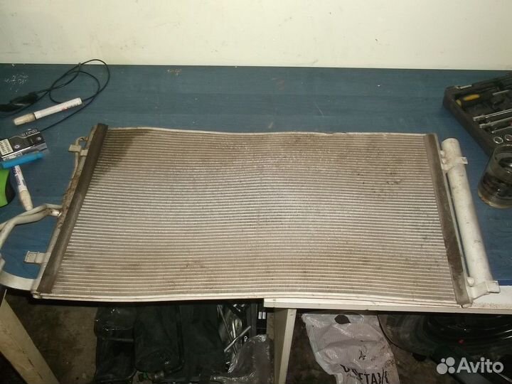 Радиатор кондиционера (конденсер) (Kia Optima)