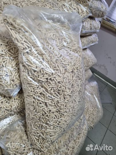 Наполнитель древесный для кошачьего туалета