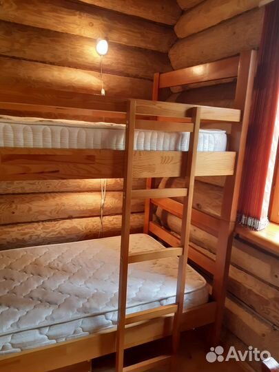 Двухъярусная кровать бу с матрасами