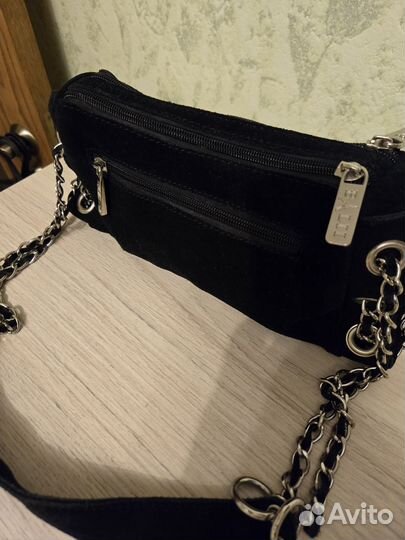 Сумка женская натуральная замша